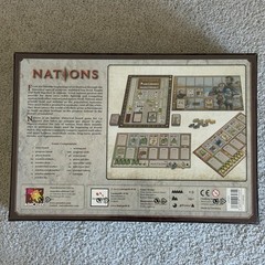 Nations Board Game – Asmodee First Edition 2013 – New, in shrink