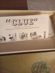 1963 CLUE Detective BOARD GAME Parker Bros. 100% COMPLETE