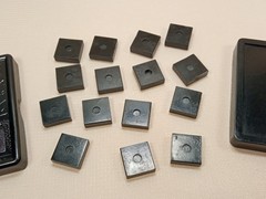 Rare vintage Soviet carbolite puzzle game 15 cubes 1970s