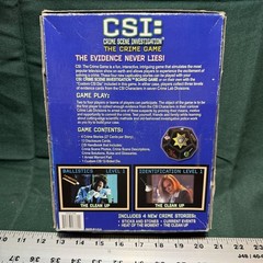 CSI The Crime Game Board Game 4 Stories Crime Scene Investigation Complete