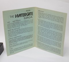 1973 Vintage Watergate Scandal Card Game Mid Century Politics Made in USA