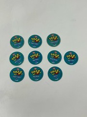 Lot Of 10 Pogs Tazos 1995 Looney Tunes Vintage Chetoos Sabritas