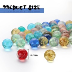 Gejoy 100 Pieces Colorful 0.47 Inch, Blue,green,multi-color,pink,red,white