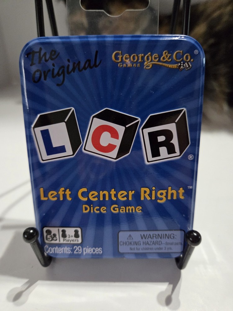 George and Company 00106 Left Center Right Dice Game Sealed