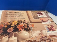 Milton Bradley 1989 #4034 Scrabble Deluxe Edition Board Game Complete Turntable