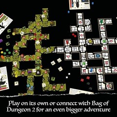 Fantasy Board Game 1-4 Players Ages 7+ Endless Replayability Dungeon Crawler