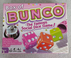 Continuum Games Box of Bunco Game Multicolored Dice, Cups, Bell & Scorepad