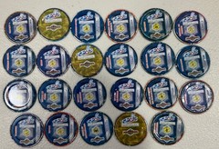 Medabots Metal Tazos Metalix/ Pogs. Sabritas. Lot Of 23. Metabee