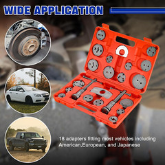 24PCS Universal Kit De Herramienta Para Frenos Piston De Frenos Brake Auto Carro