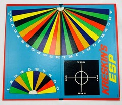1967 Kreskin’s ESP Game by Milton Bradley Complete in Very Good Cond FREE SHIP