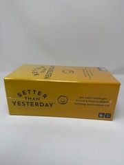 Better Than Yesterday 365 Daily Challenges Life Fullfilling Game NEW Sealed