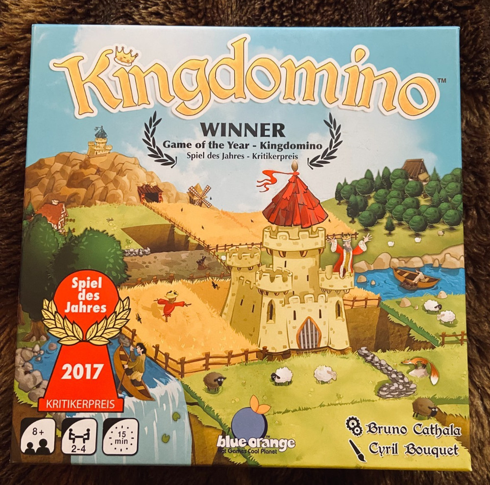 KINGDOMINO by-Blue Orange Games -2017 Game Of The Year – EXCELLENT Condition