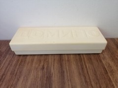 Vintage Domino game, USSR production of the 80s, box size 16×5 cm.