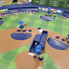 Sharper Image Perfect Pitch Table Top TABLETOP BASEBALL Game w/ Extra Parts