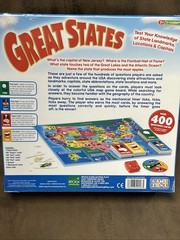 Game Zone Great States Board Game – Ages 7+ | 2-6 players