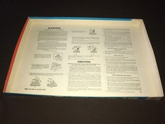 1966 Slap-Stick Board Game By MB -Large Vinyl Mat- Complete – Good Condition!!