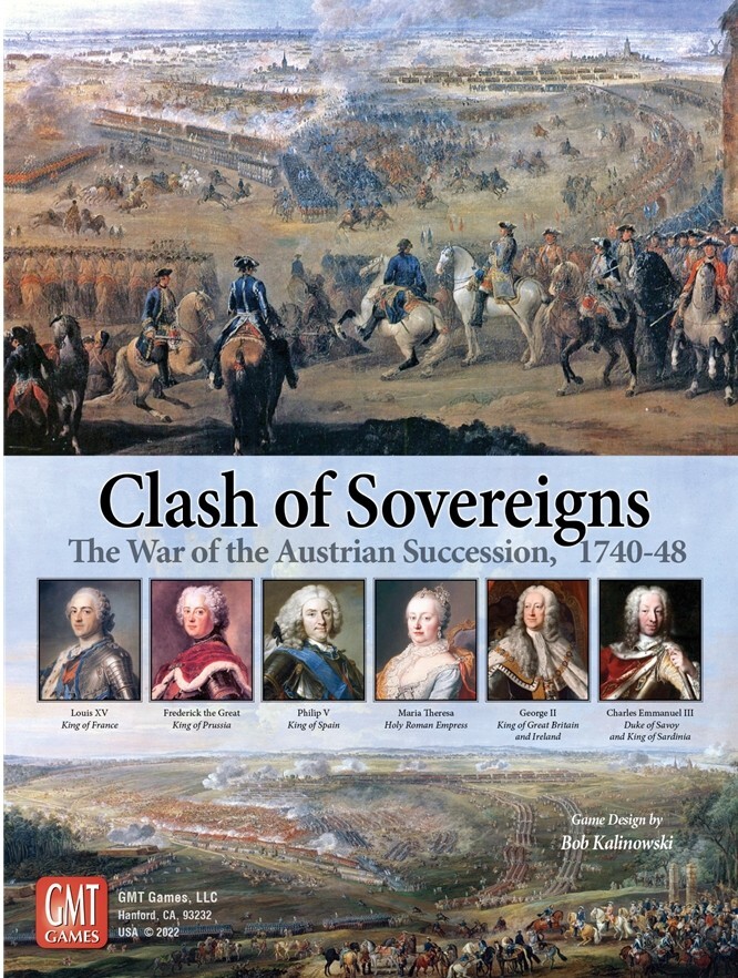 Clash Of Soverigns War of Austrian Succession NEW MINT GMT Games In Shrinkwrap