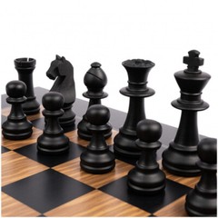 Chess Set Black Olive Deluxe – Field 50mm