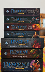 Descent 2nd Edition Collection Including UNPUNCHED Expansions + 13 Lieutenants