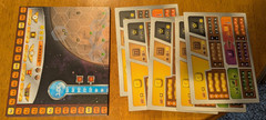 TERRAFORMING MARS 3D BIG BOX WITH GAME and METAL CUBES AND CITY BUBBLE DOMES!