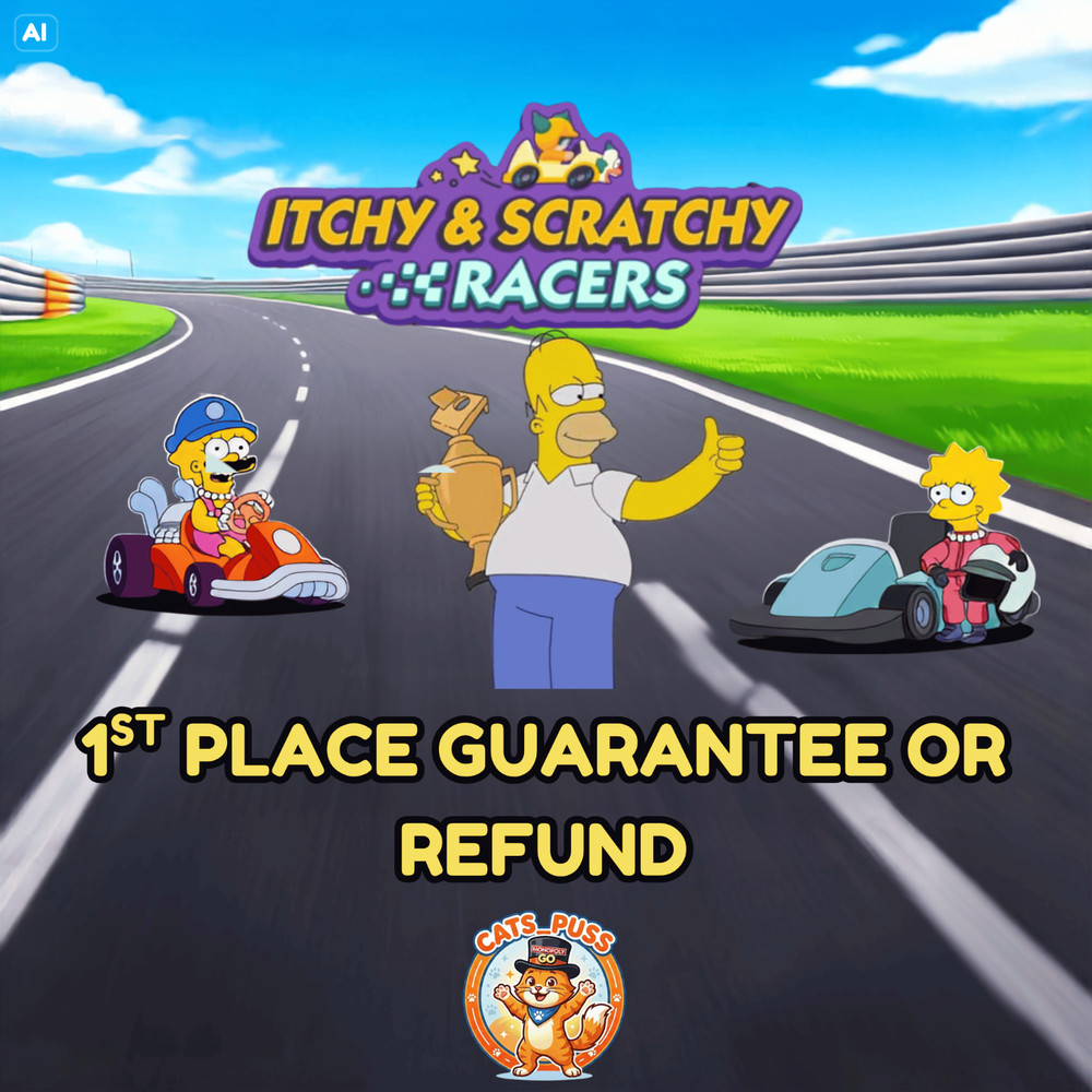 MONOPOLY GO ITCHY & SCRATCHYRACERS 1ST PLACE GUARANTEE 🔥 1 FOR YOU & 3 MINE 🔥