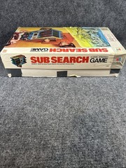 Vintage 1973 Milton Bradley Sub Search 3 Level Board Game 100% Complete