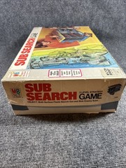 Vintage 1973 Milton Bradley Sub Search 3 Level Board Game 100% Complete