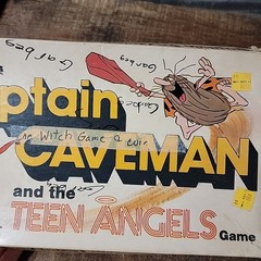 Captain Caveman teen angels Saturday Cartoon Milton Bradley Board Game 1980 Hann