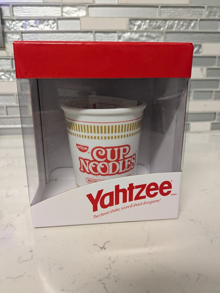 Yahtzee Cup Noodles Ages 8+ 1 or More Players Hasbro
