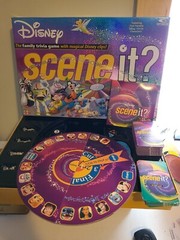 Disney Scene It DVD Board Game First Edition Pixar Characters Mattel 6-Adult
