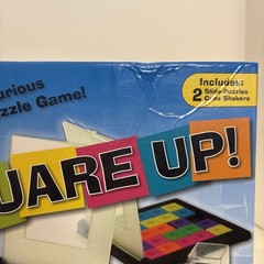 Square Up! 2 Player Tile Puzzle Game Family Ages 6+ Brainbox Complete