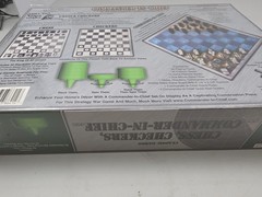 Commander-In-Chief Chess & Checkers Board Game Toy NEW Military