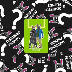 Disturbed Friends Party Game Funny Adult Card Game for Game Night Fun