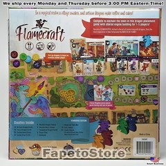Lucky Duck Games Flamecraft – Board Game Cardboard Alchemy Standard Edition