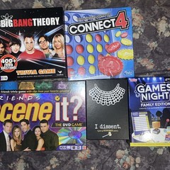 Mixed Lot Of 5 Games (Board/card)