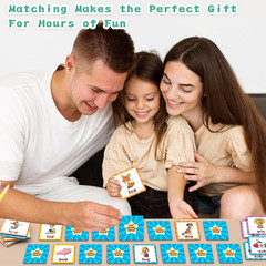 Memory Game, CVC Word Games Kindergarten,Memory Games for Kids Ages 4-8,Matching