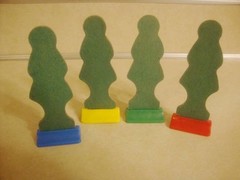Original 1965 Mystery Date Game Replacement Pieces TEEN GIRL Pawn Movers Set!