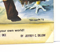 1979 Jeffrey Dillow High Fantasy RPG 3rd Printing Color Cover Corner Cut