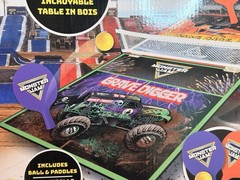 Full Throttle Monster Jam Table Tennis Ping Pong Set Table Tennis