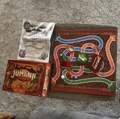 Jumanji Fantasy Board Game Complete Set w/ Timer, Ages 5+, 2 Players