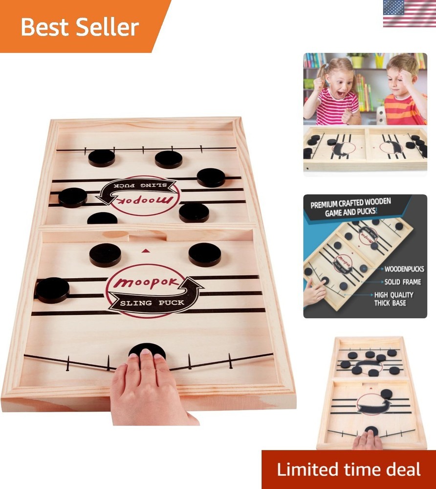 Exciting 2-Player Fast Sling Puck Game – Perfect for Parties and Gatherings