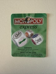 Monopoly Express 2005 All The Fun in 20 minutes UK Edition Hasbro Complete