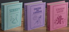 Candy Land, Chutes and Ladders, and Sorry Board Game Bookshelf Collection New