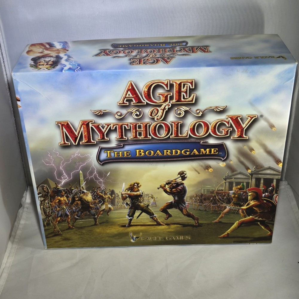 Age of Mythology Board Game Eagle Games 2003, Complete Vtg Fantasy Microsoft EUC