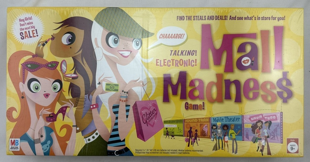 2005 Mall Madness Game Milton Bradley Brand New Sealed FREE SHIPPING