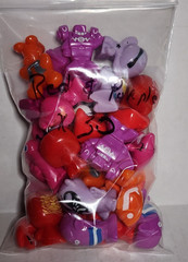 Gogo Crazy Bones Lot of 30: Red and Purple tone, Random