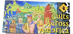 Cults Across America Board Game Atlas Games 1998 OOP Cthulhu Mythos Vintage
