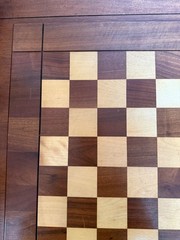 Drueke Chessboard, Walnut & Birch, Double Sided, 2″ Squares, 20×20