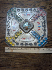 Vtg 1965 POP-O-MATIC Trouble Board Game (Board Only) Kohner Bros. *READ