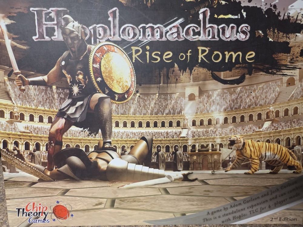 Chip Theory Boardgame Hoplomachus – Rise of Rome (2nd Ed) Box VG+/NM